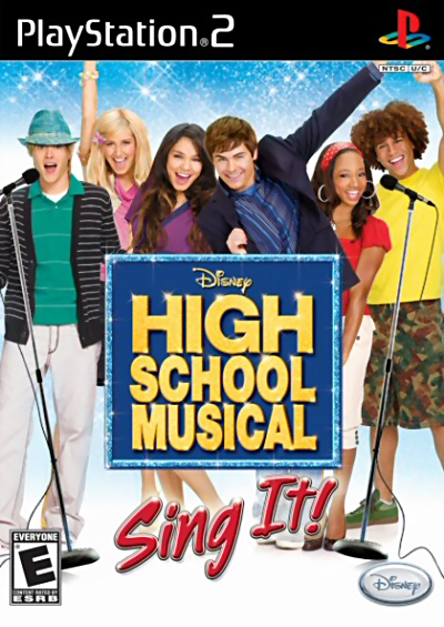 Cover art for Disney High School Musical: Sing It!