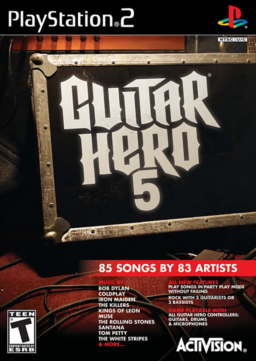 Cover art for Guitar Hero 5