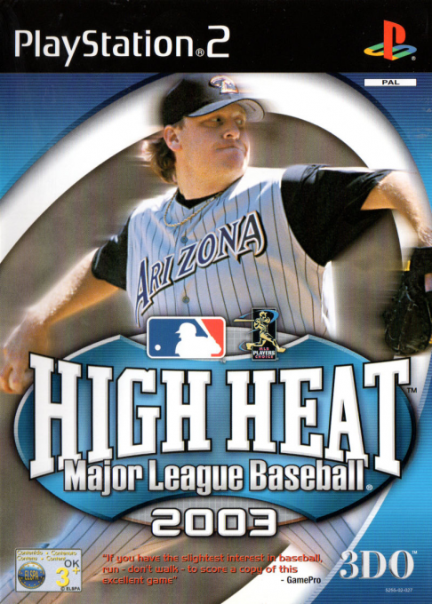 Cover art for High Heat Major League Baseball 2003