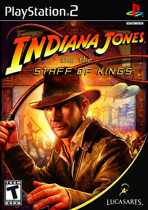 Cover art for Indiana Jones and the Staff of Kings