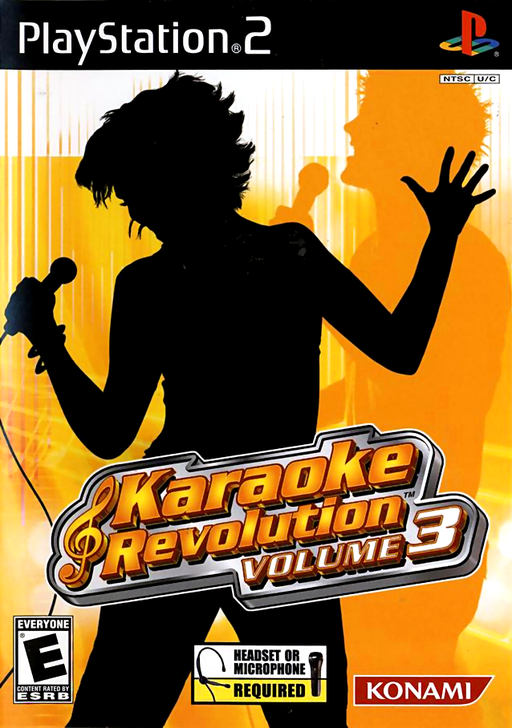 Cover art for Karaoke Revolution Volume 3