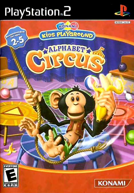 Cover art for Konami Kids Playground: Alphabet Circus