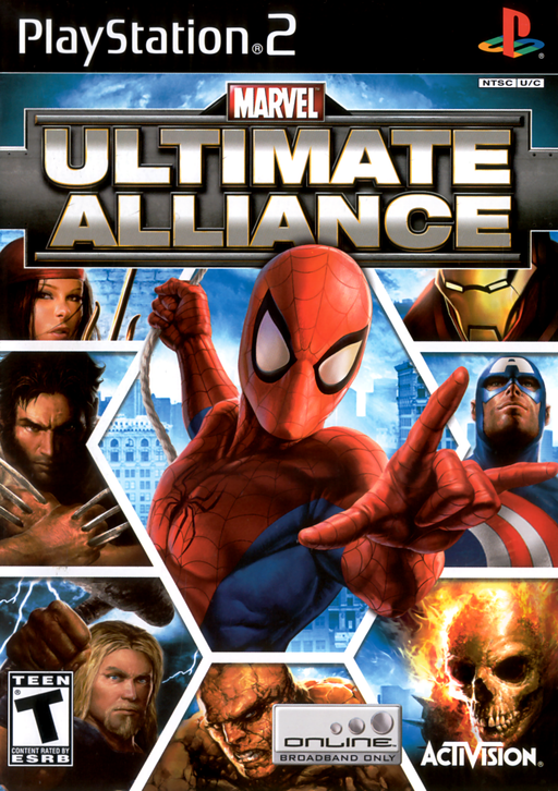 Cover art for Marvel: Ultimate Alliance