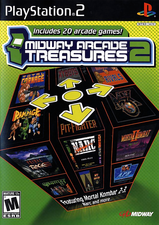 Cover art for Midway Arcade Treasures 2