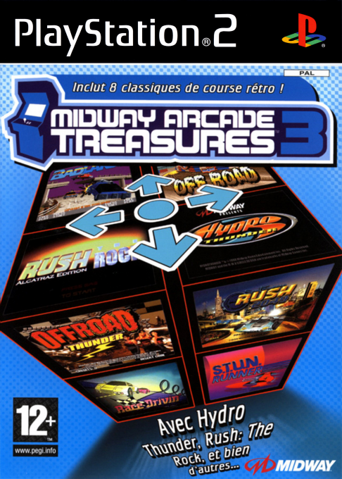 Cover art for Midway Arcade Treasures 3