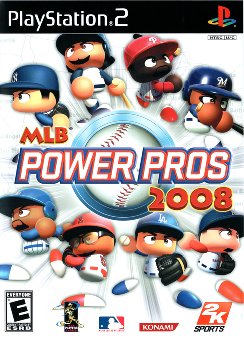 Cover art for MLB Power Pros 2008
