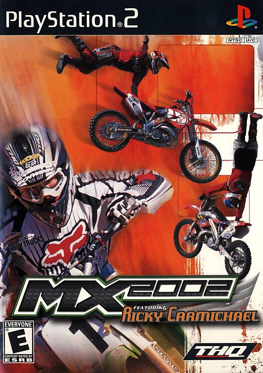 Cover art for MX 2002 featuring Ricky Carmichael