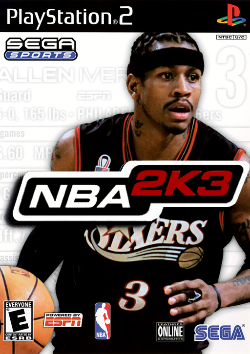 Cover art for NBA 2K3