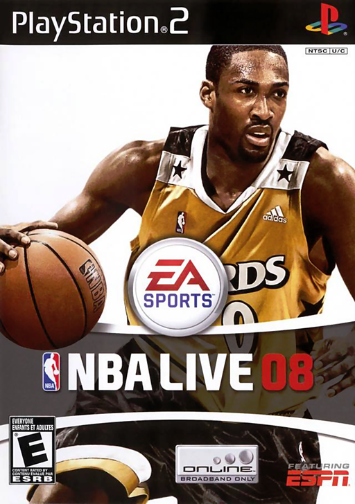 Cover art for NBA Live 08