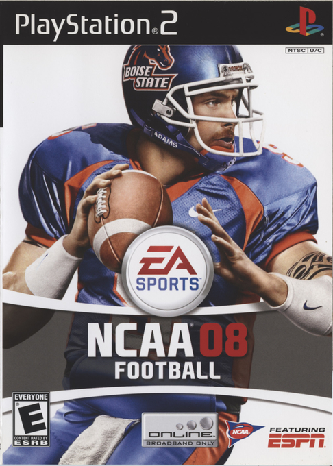 Cover art for NCAA Football 08