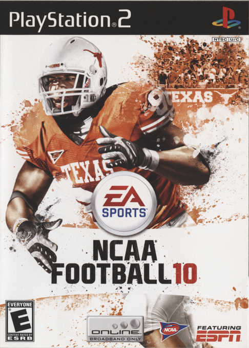 Cover art for NCAA Football '10
