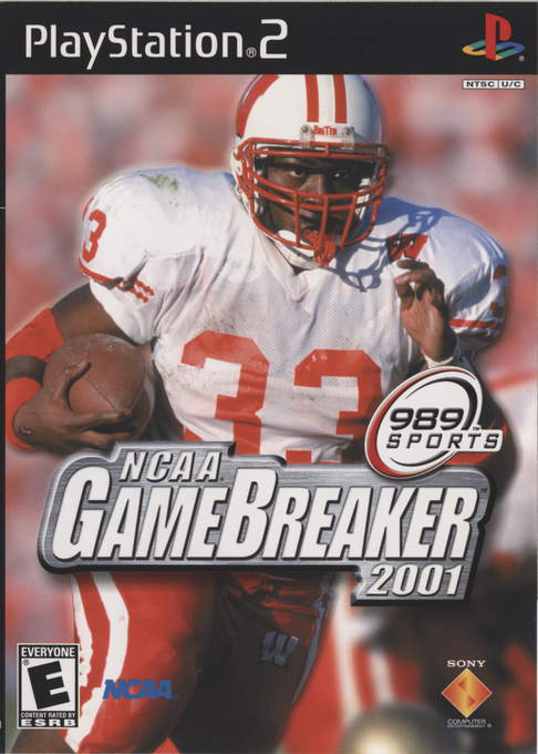 Cover art for NCAA GameBreaker 2001