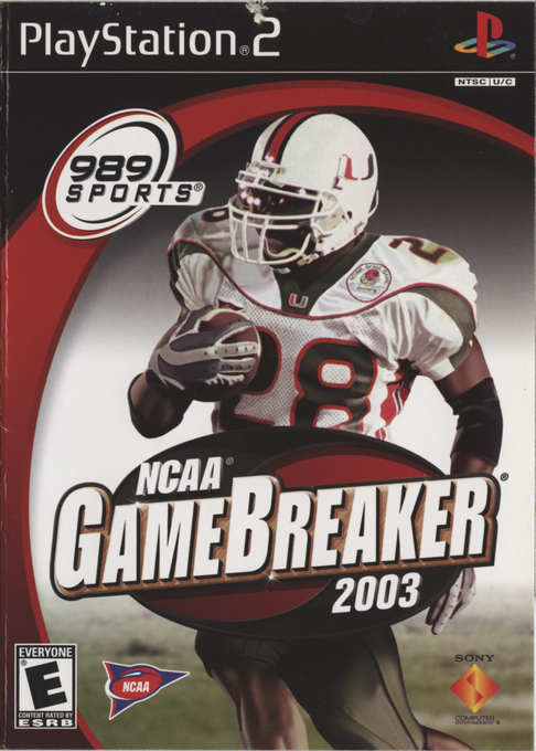 Cover art for NCAA GameBreaker 2003