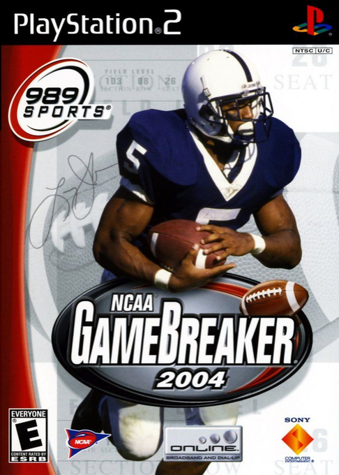 Cover art for NCAA GameBreaker 2004