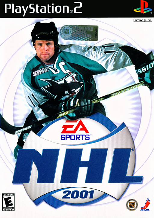 Cover art for NHL 2001