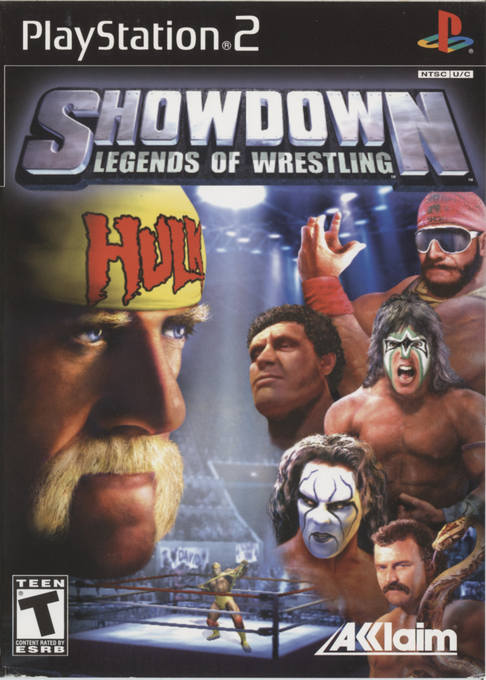 Cover art for Showdown: Legends of Wrestling