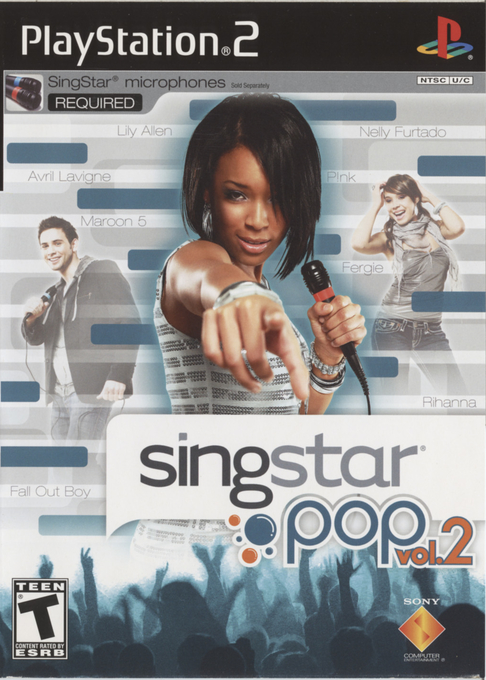 Cover art for SingStar Pop Vol 2