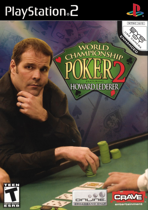 Cover art for World Championship Poker 2 featuring Howard Lederer