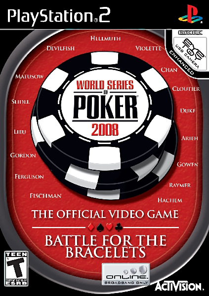 Cover art for World Series of Poker 2008: Battle for the Bracelets