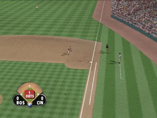 Gameplay screenshot for All-Star Baseball 2004 featuring Derek Jeter