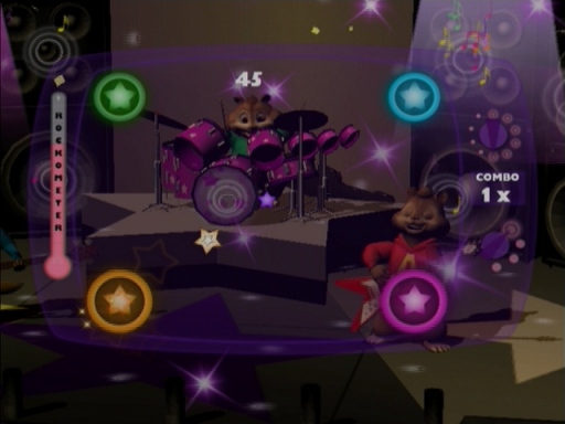 Gameplay screenshot for Alvin and the Chipmunks