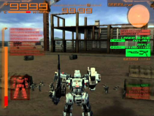 Gameplay screenshot for Armored Core: Last Raven