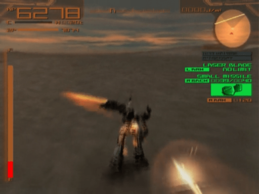 Gameplay screenshot for Armored Core: Nine Breaker