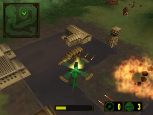 Gameplay screenshot for Army Men: Air Attack 2
