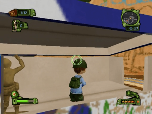 Gameplay screenshot for Army Men: Soldiers of Misfortune