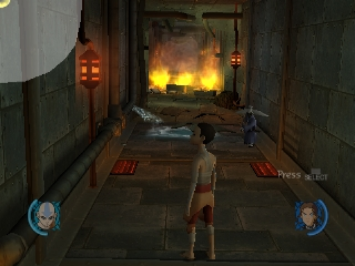 Gameplay screenshot for Avatar: The Last Airbender - Into the Inferno