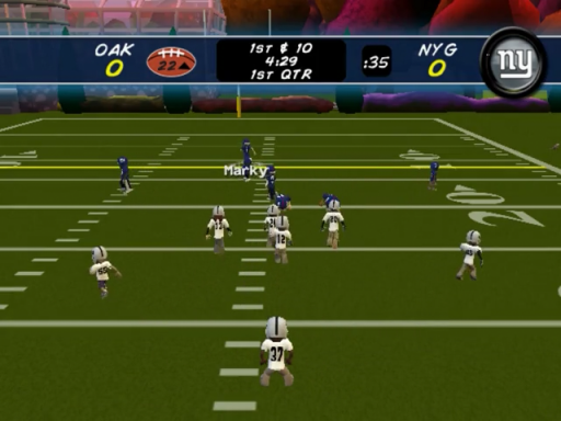 Gameplay screenshot for Backyard Football '08
