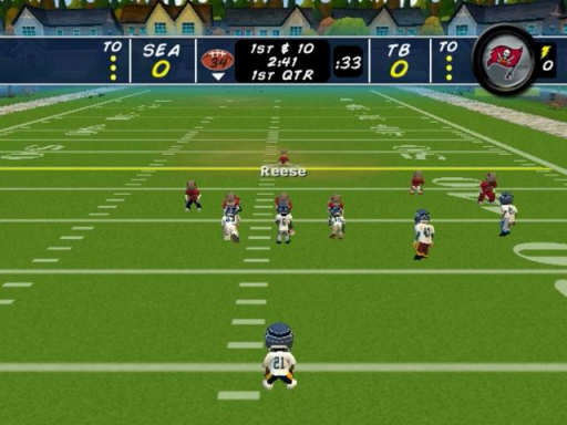 Gameplay screenshot for Backyard Football '09