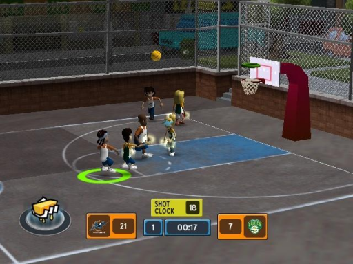 Gameplay screenshot for Backyard Sports: Basketball 2007
