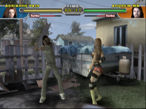 Gameplay screenshot for Backyard Wrestling 2: There Goes the Neighborhood