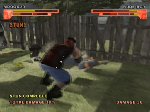 Gameplay screenshot for Backyard Wrestling: Don't Try This at Home