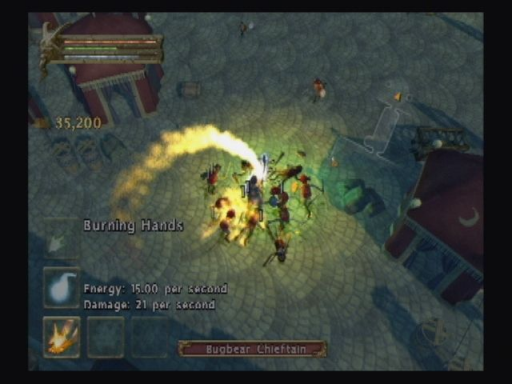 Gameplay screenshot for Baldur's Gate: Dark Alliance