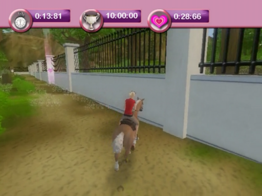 Gameplay screenshot for Barbie Horse Adventures: Riding Camp