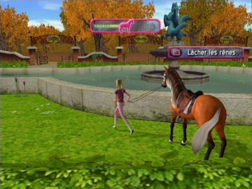 Gameplay screenshot for Barbie Horse Adventures: Wild Horse Rescue