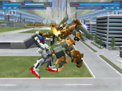 Gameplay screenshot for Battle Assault 3 featuring Gundam Seed