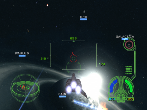Gameplay screenshot for Battlestar Galactica