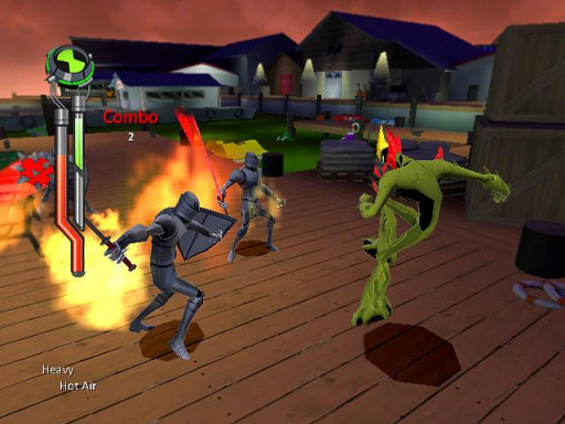 Gameplay screenshot for Ben 10: Alien Force