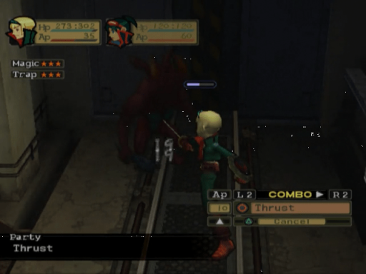 Gameplay screenshot for Breath of Fire: Dragon Quarter