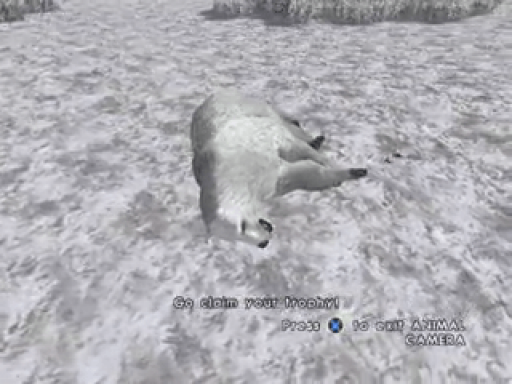 Gameplay screenshot for Cabela's Alaskan Adventures