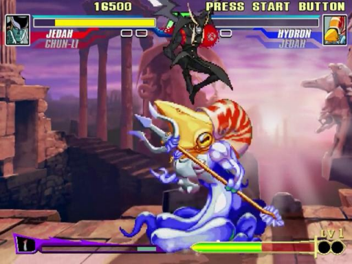 Gameplay screenshot for Capcom Fighting Evolution