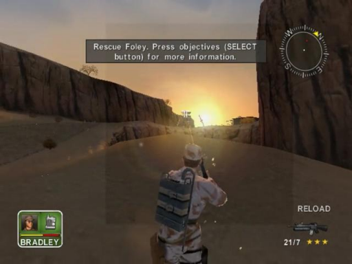 Gameplay screenshot for Conflict: Desert Storm