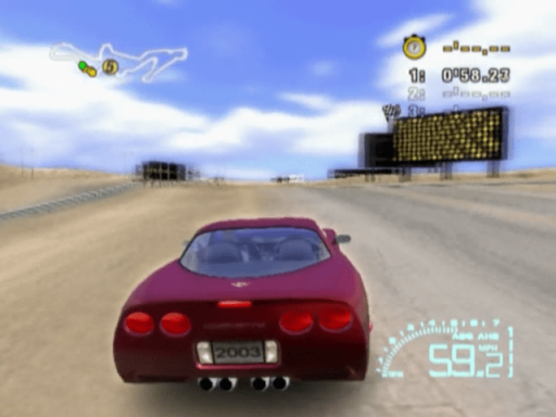 Gameplay screenshot for Corvette