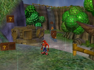 Gameplay screenshot for Crash Bandicoot: The Wrath of Cortex