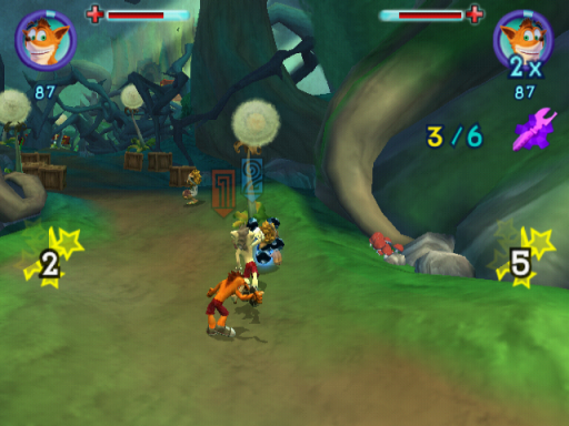 Gameplay screenshot for Crash: Mind Over Mutant