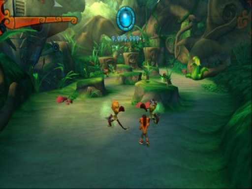 Gameplay screenshot for Crash of the Titans
