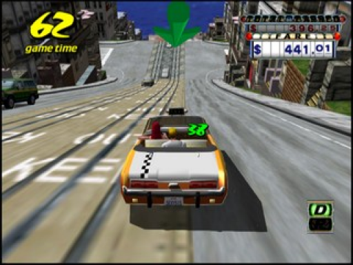 Gameplay screenshot for Crazy Taxi